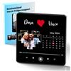Dliombpe Magnete da Frigorifero con Musica Personalizzato Può Riprodurre Canzoni, compleanno Natale San Valentino Regalo di Coppia, Calamita Personalizzata con Foto e Canzoni Spotify(Stile 07)