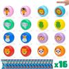 BONNYCO Yoyo Bambini Legno Pack 16 Animali della Giungla. Yo Yo Gadget Compleanno Bambini, Mini Giochi. Regalini Fine Festa Compleanno, Regalino Fine Festa Dopo Invitati, Pensierini Giochini Scuola