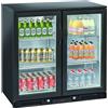 D.L. SERVICE Vetrina retrobanco refrigerato Back Bar - N. 2 porte battenti - temperatura -1° +7°C - Cm 90 x 50 x 86 h