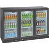 D.L. SERVICE Vetrina retrobanco refrigerato Back Bar - N. 3 porte battenti - temperatura -1° +7°C - Cm 133.5 x 50 x 86 h
