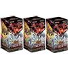 Yu-Gi-Oh Rush Duel Triple Build pack Evolution impact Box x3 giapponese con t...