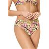 goldenpoint Bikini Damen Badeanzug Hochgeschnittener Slip Rüschen Glamping, Costume Intero,