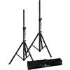 SOUNDSATION SET70-BK Coppia Supporti Stativi Regolabili per Casse + Borsa NUOVI