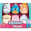 Squishville SQM - Peluche Squishmallow, confezione da 6, 5,1 cm, confezione da 6