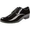 Diamant Uomini Scarpe da Ballo 179-025-038 - Vernice Nero - Comfort - 2 cm Standard [UK 13]