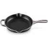 Le Creuset Padella Evolution a doppio becco in Ghisa, Rotonda, Diametro 23 cm, Adatta a Tutte le Fonti di Calore, Inclusivo Induzione, 1.93 kg, Grigio (Flint)