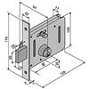 Welka - Serratura Infilare Ent. mm. 50 Scr/Mand