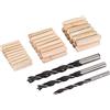 Silverline, Set di punte e tasselli 47 pz., 6, 8 e 10mm