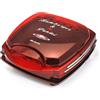 Ariete 185 Hamburger Maker Party Time Griglia elettrica da tavolo per hamburger piastre antiaderenti 1200 W Party Time Rosso