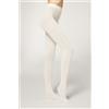 Calzedonia Collant Con Cashmere A Coste Bianco