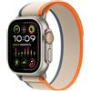 Apple Watch Ultra 2 GPS + Cellular, Cassa 49m in Titanio con Arancione/Beige Trail Loop - M/L