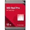 Western Digital WD Red Pro 12TB NAS Hard Disk Interno 3,5 - 7200 RPM Clase, SATA 6 Gb/s, CMR, 512MB Cache