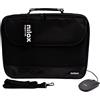 Nilox, Borsa PC Portatile Notebag 15.6 PRO2 con Mouse, Borsa Porta PC con Dimensioni 15.6 e Mouse USB 1200 Dpi, Mouse Compatibile con Windows e OS X, Mouse e Borsa Colore Nero