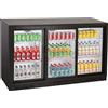 D.L. SERVICE Vetrina retrobanco refrigerato Back Bar - N. 3 porte scorrevoli - temperatura -1° +7°C - Cm 133.5 x 50 x 86 h
