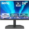 BenQ PhotoVue SW242Q Monitor 24,1 per fotografi - 9H.LLVLA.TBE