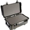 PELI 1460 Valigia rigida di protezione per il trasporto, Resistente all'acqua e alla polvere IP67, Capacità di 33L, Prodotto in USA, Con Inserto in schiuma personalizzabile, Colore Nero