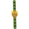 Glamour Girlz Orologio da polso per bambini e bambine con dinosauro verde e triceratopo, idea educativa per bambini dai 3, 4, 5, 6, 7, 8, 9, 10 anni, Verde, Cinturino