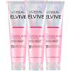 L'OREAL PARIS L'Oréal Paris Elvive Glycolic Gloss Balsamo con Acido Glicolico per Capelli Spenti e Porosi Lucentezza Intensa e Duratura - 3 flaconi da 150 ml