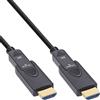 InLine Cavo HDMI AOC cavo HDMI Ultra High Speed 8K4K spina staccabile 80m