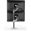 Ergotron LX Series LX Dual Stacking Arm Tall Pole 101,6 cm [40] Morsa Alluminio