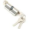 Garsent Cilindro Serratura, Cilindro Serratura Porta Cilindro Serratura Porta 70 Mm In Alluminio Con 3 Chiavi Per La Sicurezza Domestica Adatto Per Porte Interne Ed Esterne, Legno, Porte In Plastica