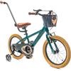sun baby Verdant Bike Bicicletta per bambini 12 pollici ruota dimensioni, 2-6 anni, bicicletta da bambino con rotelle, bmx da bambino (12 pollici, Verde scuro)