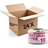 NATURAL CODE Offerta multipack Natural code 18 tonnetto e prosciutto 85gr x 24 pz