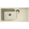 Plados Lavello Cucina Fragranite 1 Vasca Incasso con Gocciolatoio Larghezza 99 cm materiale Ultragranit colore Avena UG94 - DB0991 Serie Harmony