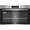 Beko Forno Elettrico da Incasso Ventilato Multifunzione con Grill Pulizia a Vapore 111 Litri 90 cm Classe A colore Acciaio Inox - BBWM12300X b300