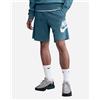 Nike Alumni Big Logo M - Pantaloncini - Uomo - Azzurro