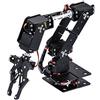 Tatiy 6Dof Kit di Braccio Meccanico robotico, Programmazione di Un Artiglio a Mano Morsetto Robot con 6 serv Motori, Angolo 180 Gradi DOF Manipolatore Parti Robot industriali