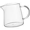 Gralara Mini caraffa Tazza da caffè Brocca per lattiera Articoli per Il tè Bicchieri Brocca per Il Latte, Tazza da tè Trasparente versatore per Il Latte per, 300 ml 7.5x8x8.5 cm