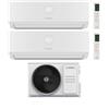 Bosch Climatizzatore Dual Split Climate 3000i 9+9 con 5000M 125/5 E Inverter R 32 Wi-Fi Optional Classe A++ ,