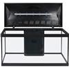 Amtra Basic 40 LED, Acquario completo di 25 litri, illuminazione LED 8500 5W, incluso filtro Filtering Box 50, 42x23x33 cm, nero