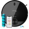 Cecotec Robot Aspirapolvere Conga 3890 Titanium. 4in1 con funzione lavaggio, Room Plan 2.0, Mappa interattiva, APP, Potenza 2300 Pa, Assistenti virtuali, 10 Modi