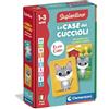 Clementoni Sapientino Baby Montessori - Le Case dei Cuccioli, Flashcards Educative Bambini 1-3 Anni, 48 Carte Tattili per Riconoscere Animali e Habitat, Made in Italy, Lingua Italiana, 16832