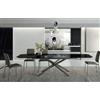 Sedit Tavolo allungabile Glamour con struttura in metallo e piano a scelta