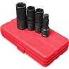 Sunex 2724 - Set di 4 chiavi a bussola da 1/2 a parete sottile