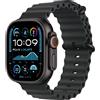 Apple Watch Ultra 2 GPS + Cellular 49mm con cassa Titanio nero e Black Ocean Ba