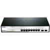 D-Link Switch Web Managed - D-Link Smart+ 8 porte 10/100/1000Mbps + 2 porte SFP
