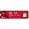 QNAP WD, SSD, Red SN700, PCIe NVMe Gen3, M.2 2280, 2TB, WDS200T1R0C