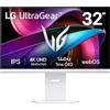 LG 32G810SA-W.AEU Monitor PC 81,3 cm (32") 3840 x 2160 Pixel 4K Ultra HD LCD Ner