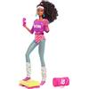 Barbie Rewind 80s Edition Workin' Out Doll (11.5-in Brunette) Wearing Bodysuit, Legwarmers & Accessories, with Cassette Tape Doll Stand, Gift for Collectors