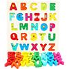 Toys of Wood Oxford TOWO Puzzle con Lettere dell'Alfabeto in Legno per Bebè - Puzzle con Pezzi Grandi - Puzzle Alfabeto per Apprendimento nella Prima Infanzia - Gioco Educativo per Bambini - Metodo Montessori