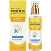 Generico Spray Solare Capelli | 100 Ml SPF30 Spray Protezione Solare Capelli | Protezione Solar Cuoio Capelluto per Prevenire Sbiadimento E Secchezza Dei Pelo, Ideale per Spiaggia E Sport All'aria Aperta