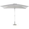 Salmar Ombrellone da Giardino 3x2 Metri in Ferro Verniciato e Poliestere con Telaio Bianco e Telo Grigio - MEI0434-03