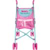 Cry Babies Bebés Llorones Passeggino per bambole facile da piegare, Accessori bambole & Giocattolo per bambina e bambino +2 Anni