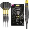 Target Darts Scott Williams Nero Out 90% Set di freccette con punta in acciaio al tungsteno - 25g Punta in acciaio Dart Set, Swiss Point Darts, SP Tool Included, Player Edition Shaggy Dart Set