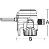 Jabsco, Rule, Flojet Pompa svuota Sentina New Rule Mate Auto, 12 o 24v, 500/800/1100 GPH, Per Barca