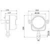 Klovoo Faro elettrocomandato Night Eye 12 o 24 volt per barca proiettore ABS 100